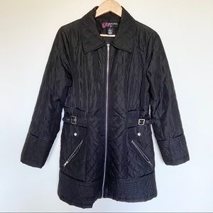 Black light weight coat